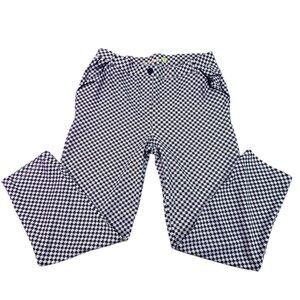 Betabrand Houndstooth Catstooth Yoga Dress Pants XLP